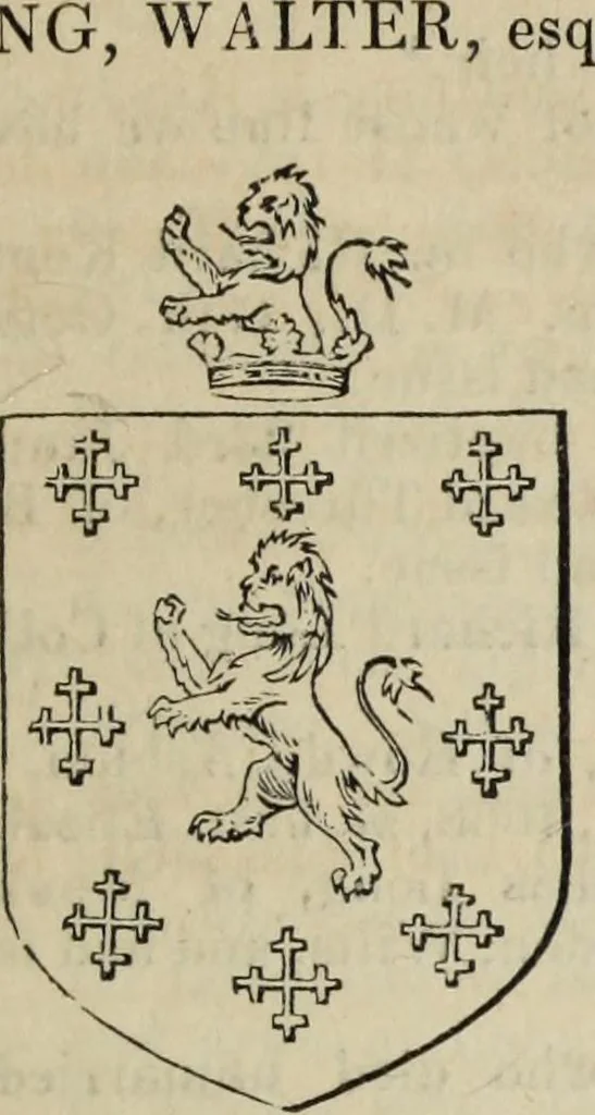 An illustration from A genealogical and heraldic history of the commoners of Great Britain and Ireland enjoying territorial possessions or high official rank, but uninvested with heritable honours, 1836, leaf 89