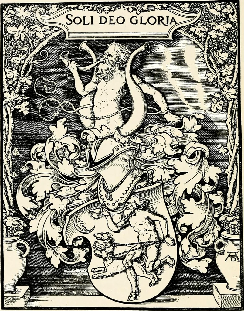 An illustration from Heraldry as art : an account of its development and practice, chiefly in England, 1907, leaf 114
