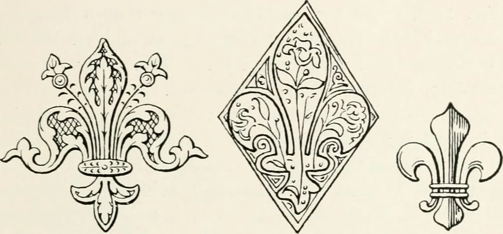 An illustration from Heraldry as art : an account of its development and practice, chiefly in England, 1907, leaf 125