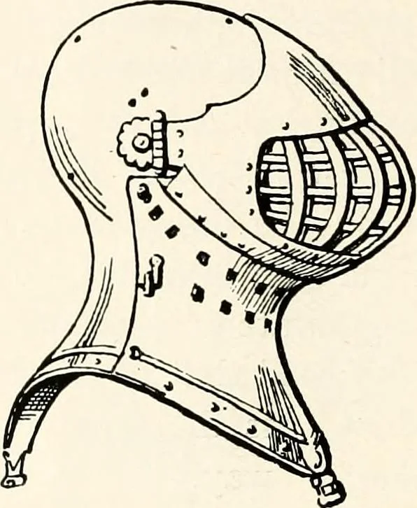 An illustration from Heraldry as art : an account of its development and practice, chiefly in England, 1907, leaf 144