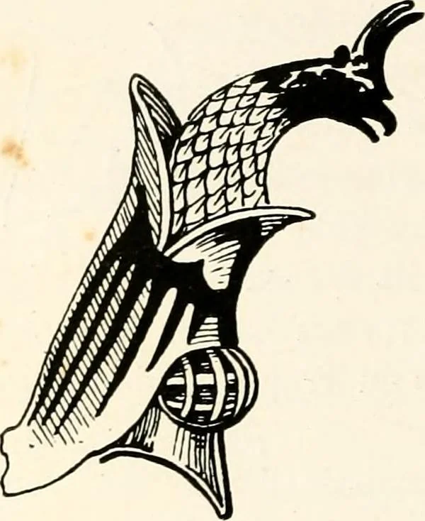 An illustration from Heraldry as art : an account of its development and practice, chiefly in England, 1907, leaf 156