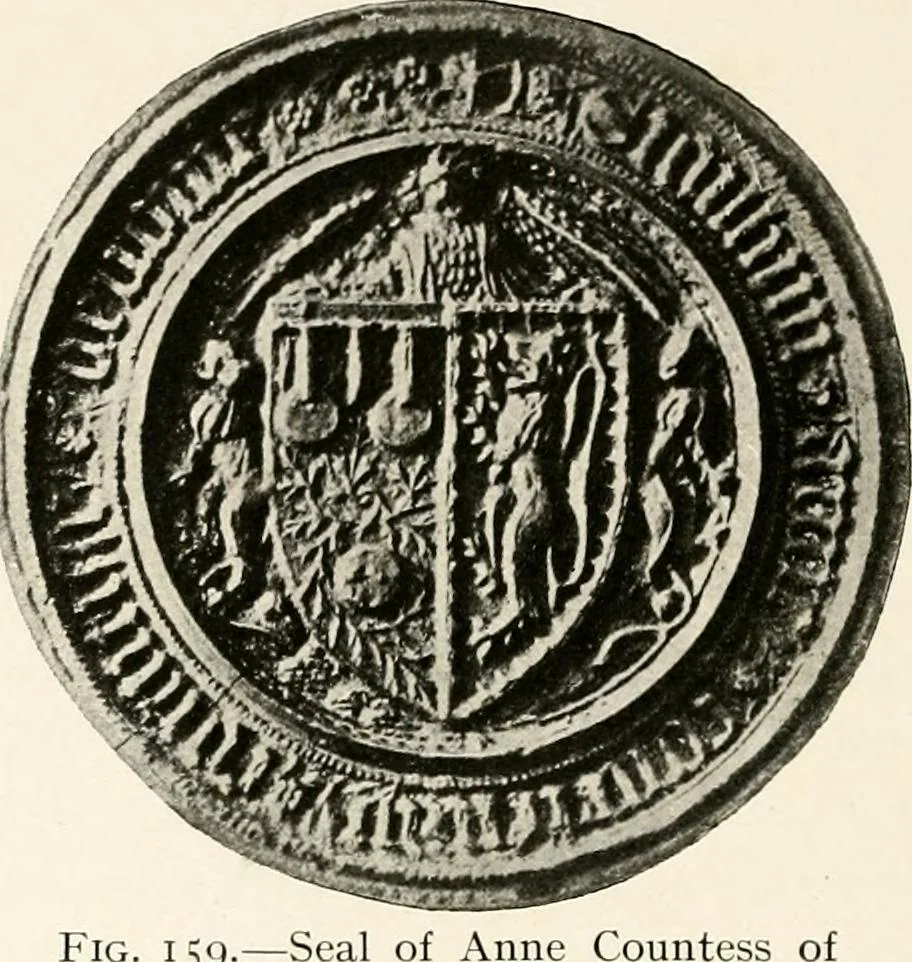 An illustration from Heraldry as art : an account of its development and practice, chiefly in England, 1907, leaf 162
