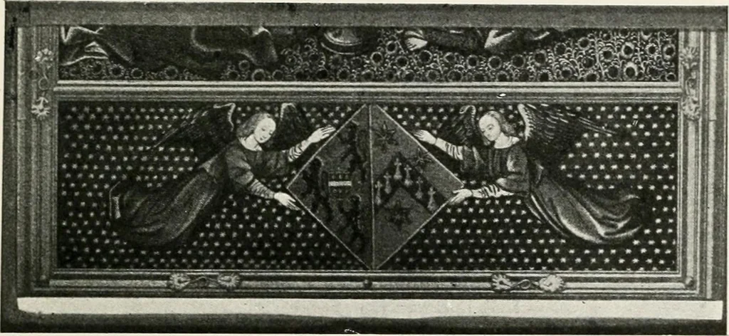 An illustration from Heraldry as art : an account of its development and practice, chiefly in England, 1907, leaf 201