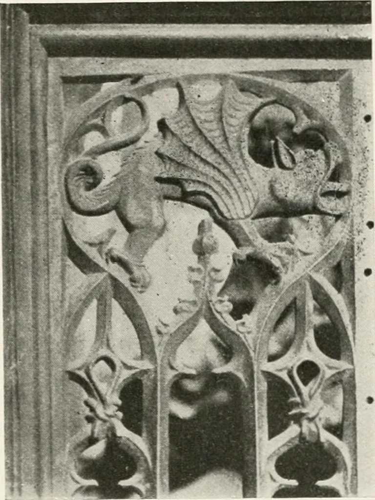 An illustration from Heraldry as art : an account of its development and practice, chiefly in England, 1907, leaf 207