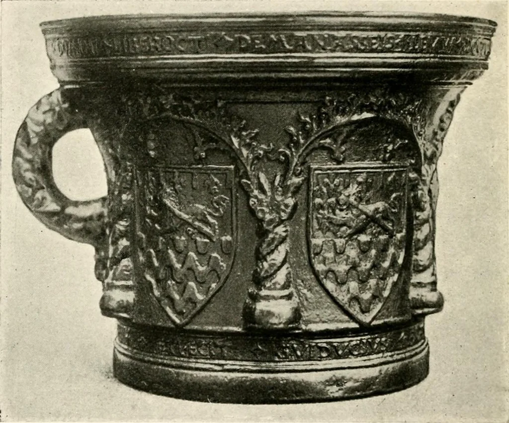 An illustration from Heraldry as art : an account of its development and practice, chiefly in England, 1907, leaf 212