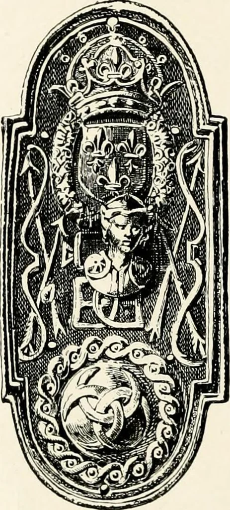 An illustration from Heraldry as art : an account of its development and practice, chiefly in England, 1907, leaf 216