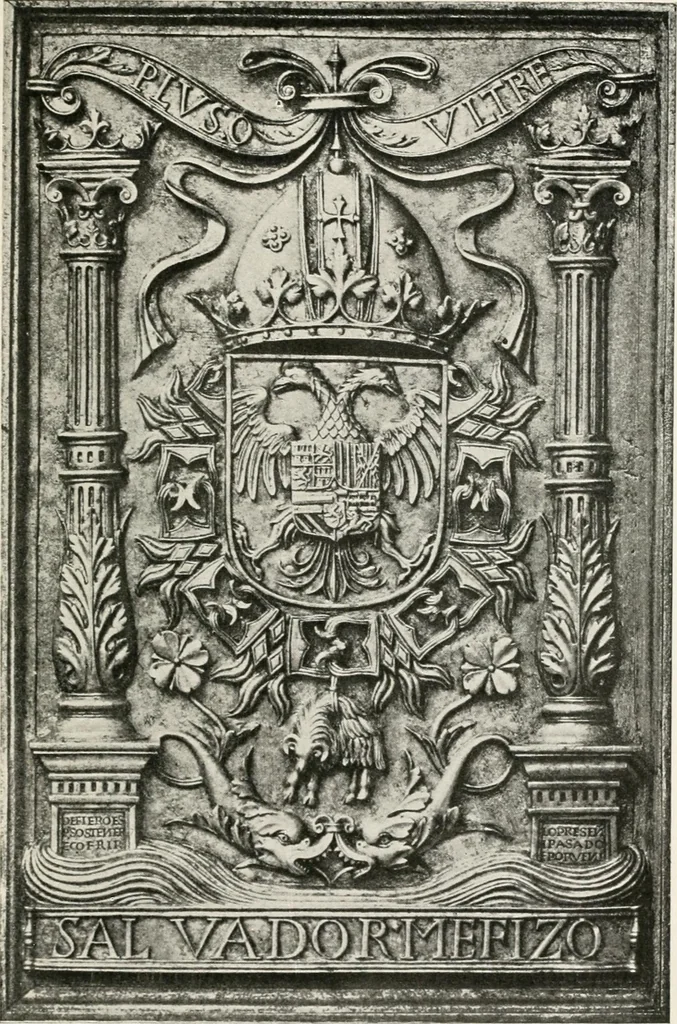 An illustration from Heraldry as art : an account of its development and practice, chiefly in England, 1907, leaf 217