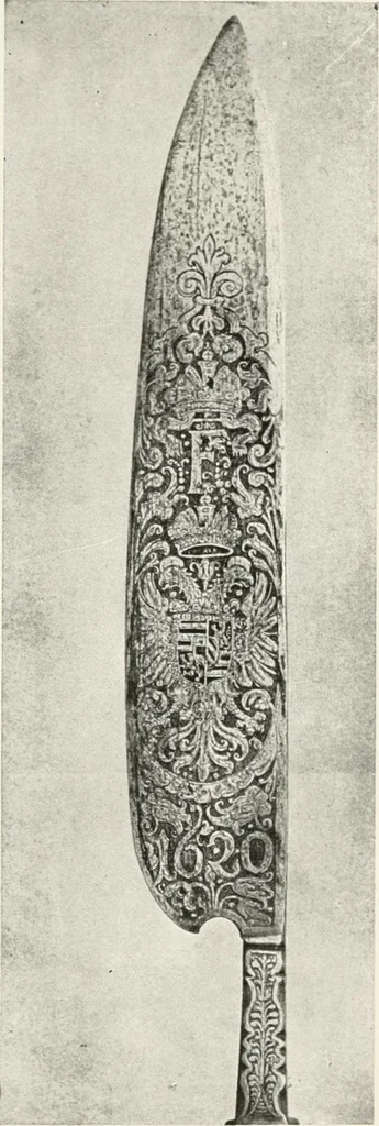 An illustration from Heraldry as art : an account of its development and practice, chiefly in England, 1907, leaf 221