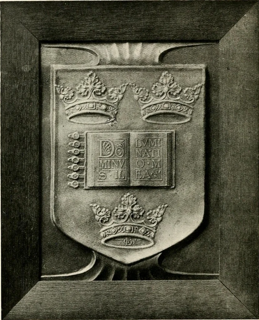 An illustration from Heraldry as art : an account of its development and practice, chiefly in England, 1907, leaf 226