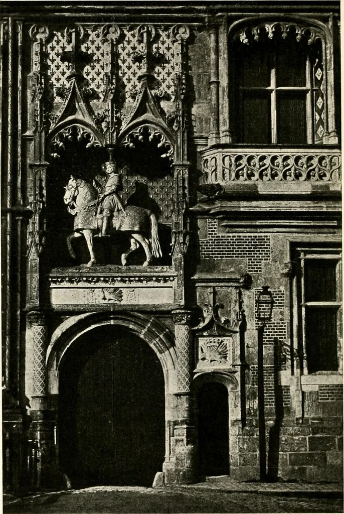 An illustration from Heraldry as art : an account of its development and practice, chiefly in England, 1907, leaf 230