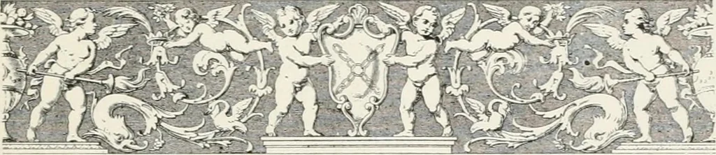 An illustration from Heraldry as art : an account of its development and practice, chiefly in England, 1907, leaf 233