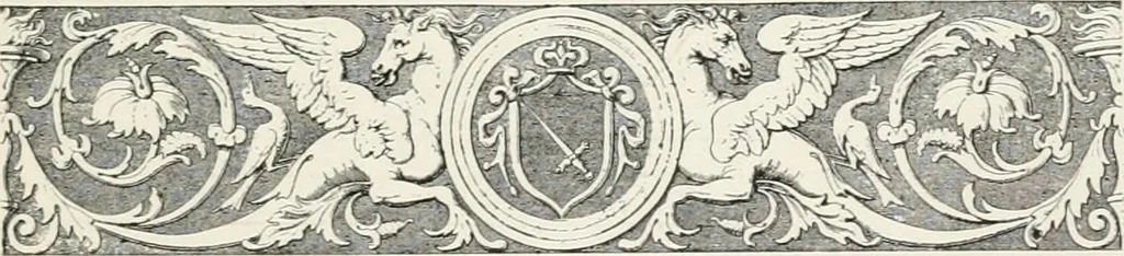 An illustration from Heraldry as art : an account of its development and practice, chiefly in England, 1907, leaf 233