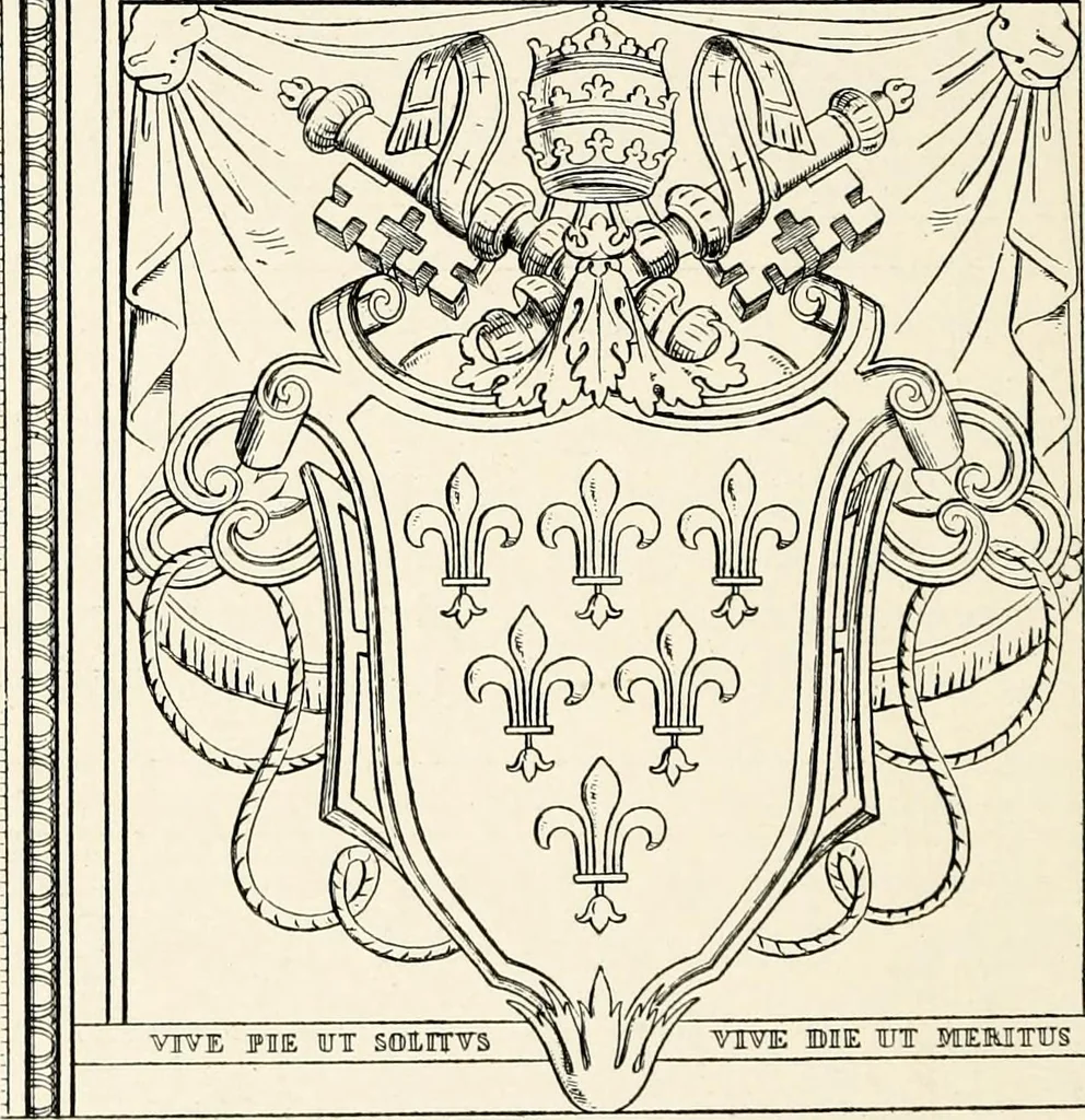 An illustration from Heraldry as art : an account of its development and practice, chiefly in England, 1907, leaf 234