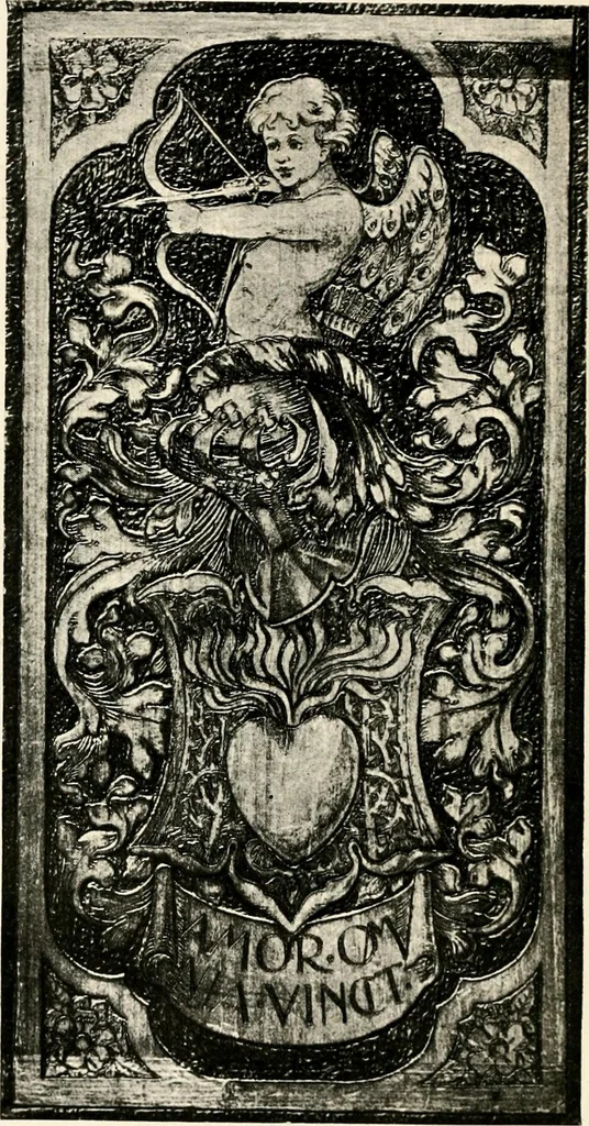 An illustration from Heraldry as art : an account of its development and practice, chiefly in England, 1907, leaf 242