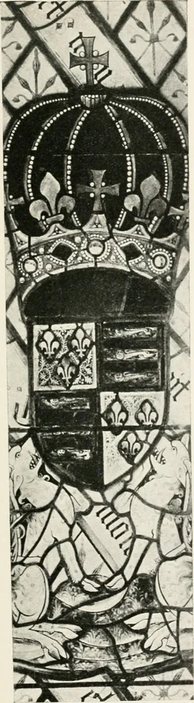 An illustration from Heraldry as art : an account of its development and practice, chiefly in England, 1907, leaf 261