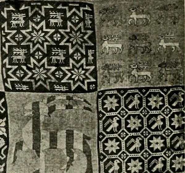 An illustration from Heraldry as art : an account of its development and practice, chiefly in England, 1907, leaf 274