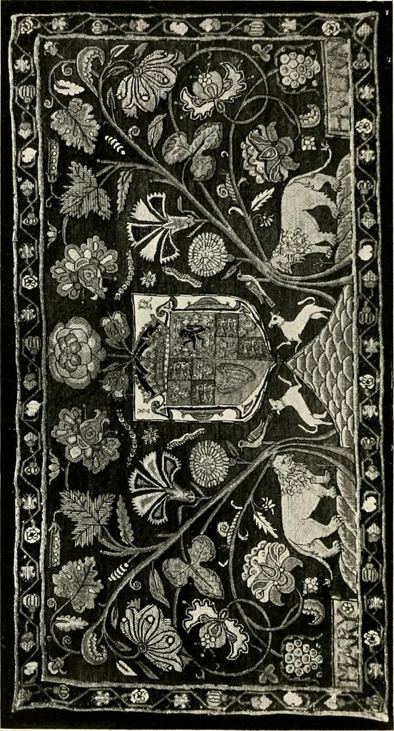 An illustration from Heraldry as art : an account of its development and practice, chiefly in England, 1907, leaf 278