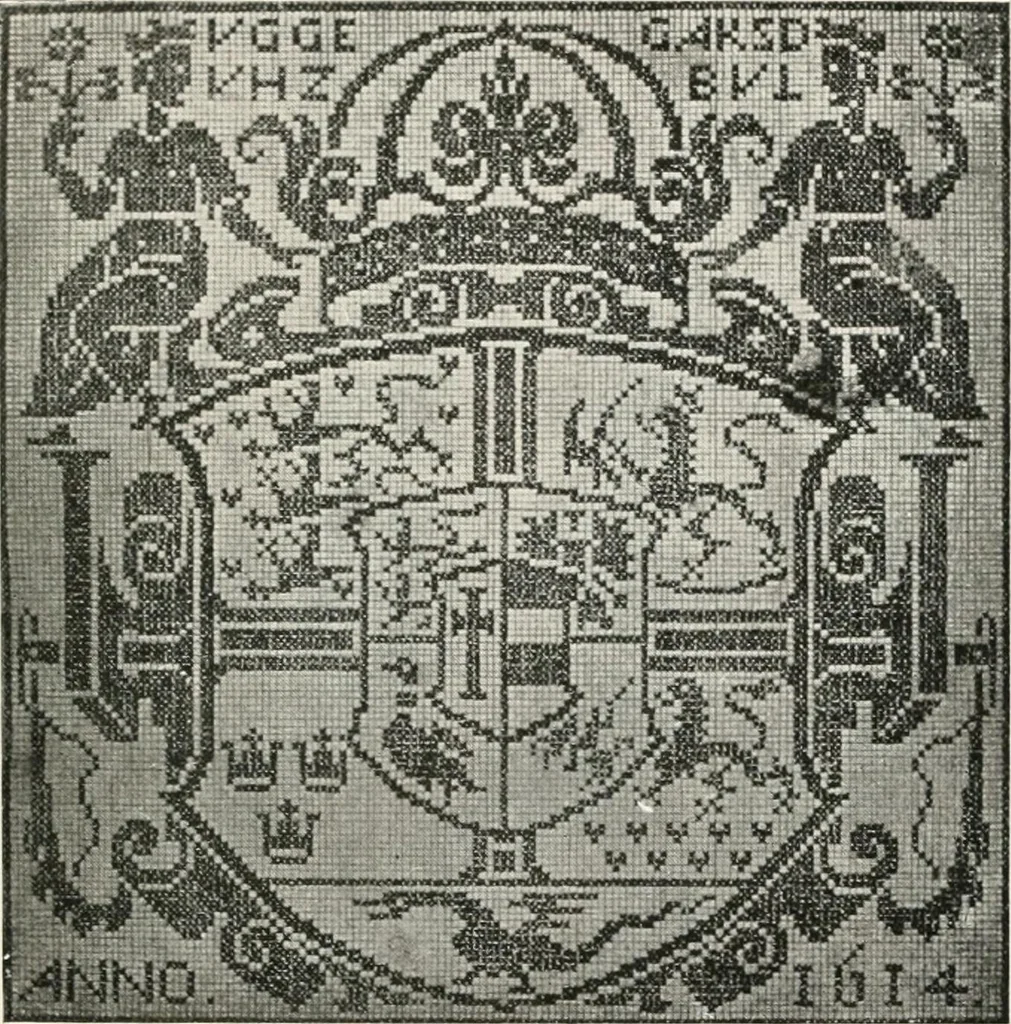 An illustration from Heraldry as art : an account of its development and practice, chiefly in England, 1907, leaf 289