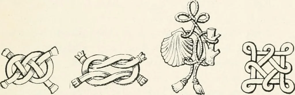 An illustration from Heraldry as art : an account of its development and practice, chiefly in England, 1907, leaf 303