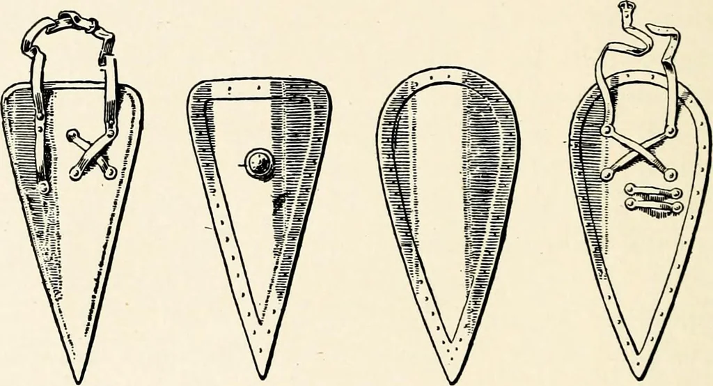 An illustration from Heraldry as art : an account of its development and practice, chiefly in England, 1907, leaf 34