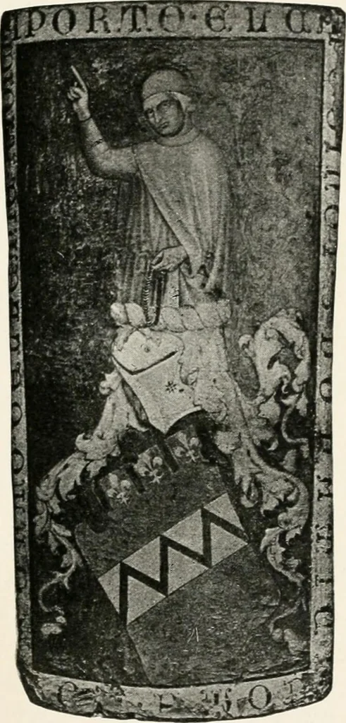 An illustration from Heraldry as art : an account of its development and practice, chiefly in England, 1907, leaf 43
