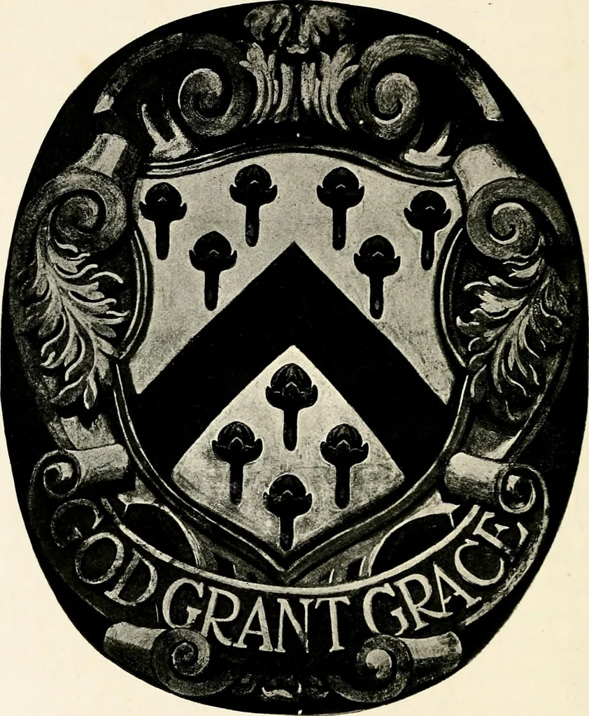 An illustration from Heraldry as art : an account of its development and practice, chiefly in England, 1907, leaf 76