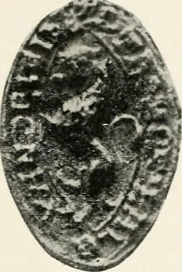 An illustration from Heraldry as art : an account of its development and practice, chiefly in England, 1907, leaf 79