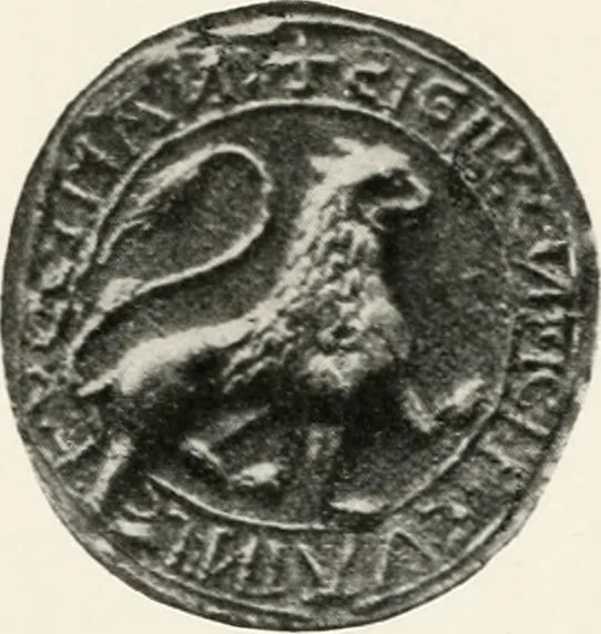 An illustration from Heraldry as art : an account of its development and practice, chiefly in England, 1907, leaf 79