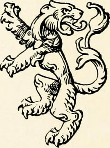 An illustration from Heraldry as art : an account of its development and practice, chiefly in England, 1907, leaf 84