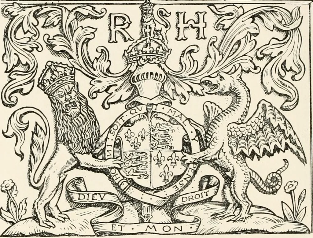 An illustration from Heraldry and floral forms as used in decoration;, 1922, leaf 101