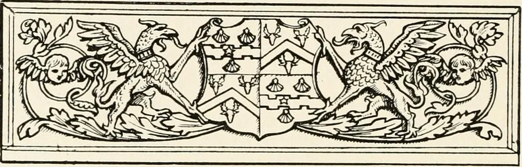 An illustration from Heraldry and floral forms as used in decoration;, 1922, leaf 103