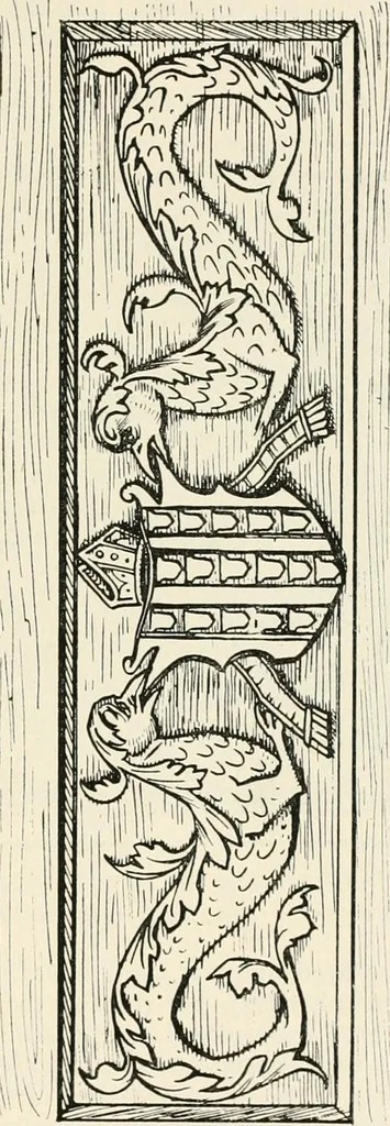 An illustration from Heraldry and floral forms as used in decoration;, 1922, leaf 108