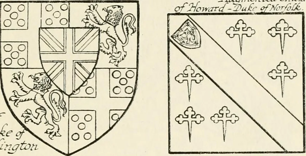 An illustration from Heraldry and floral forms as used in decoration;, 1922, leaf 114