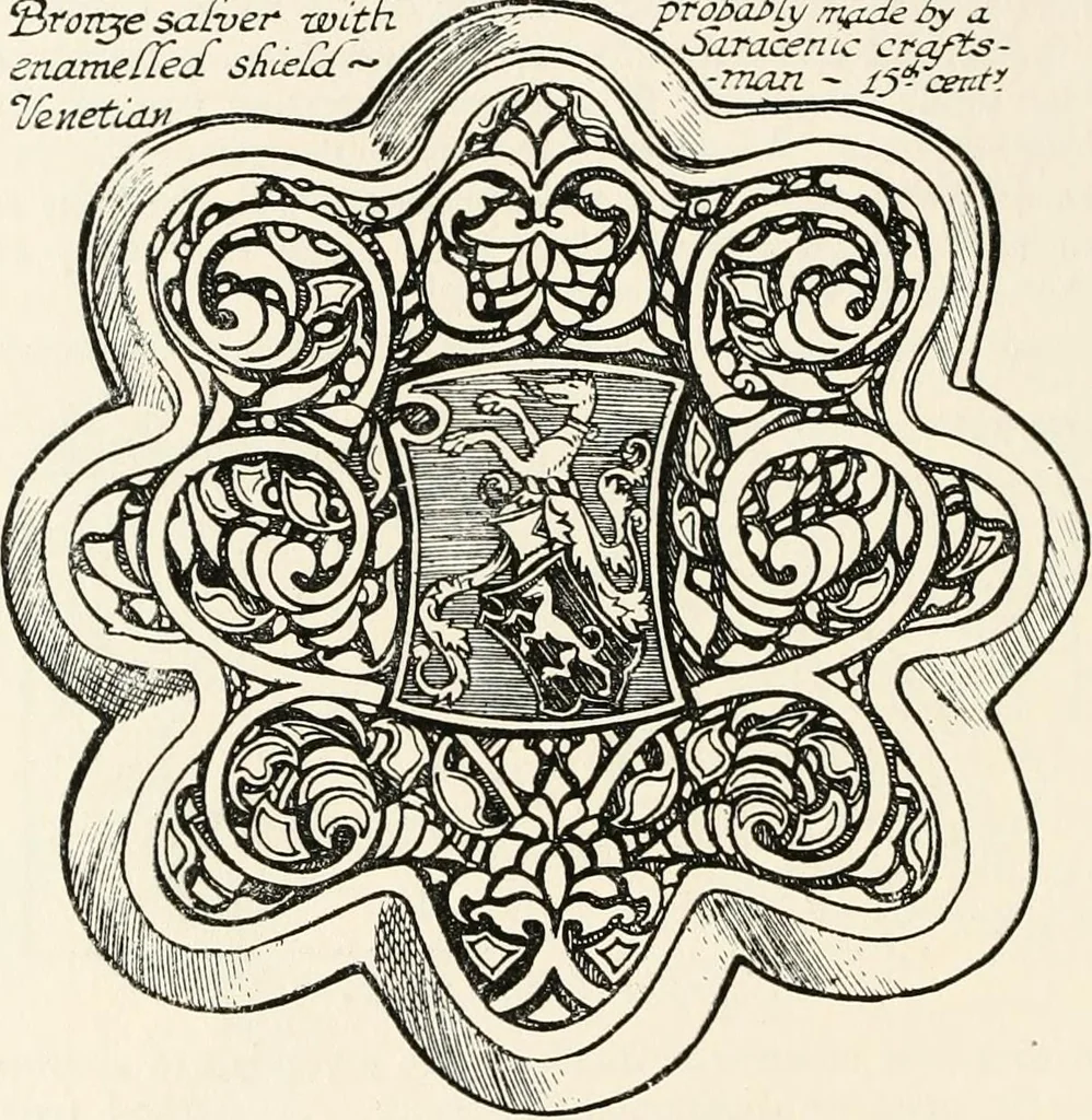 An illustration from Heraldry and floral forms as used in decoration;, 1922, leaf 115