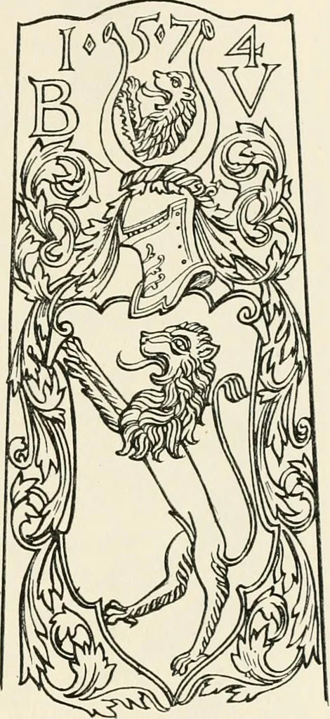 An illustration from Heraldry and floral forms as used in decoration;, 1922, leaf 118
