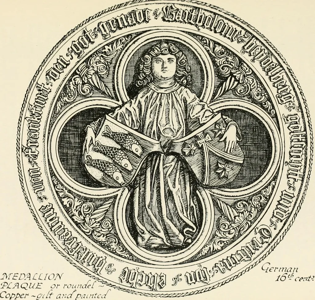 An illustration from Heraldry and floral forms as used in decoration;, 1922, leaf 120