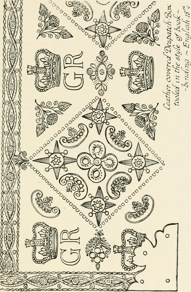 An illustration from Heraldry and floral forms as used in decoration;, 1922, leaf 122