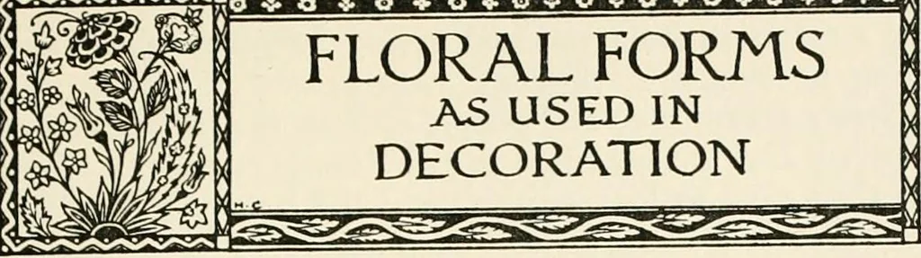An illustration from Heraldry and floral forms as used in decoration;, 1922, leaf 134