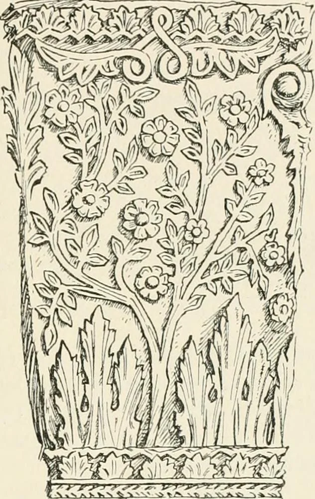 An illustration from Heraldry and floral forms as used in decoration;, 1922, leaf 138