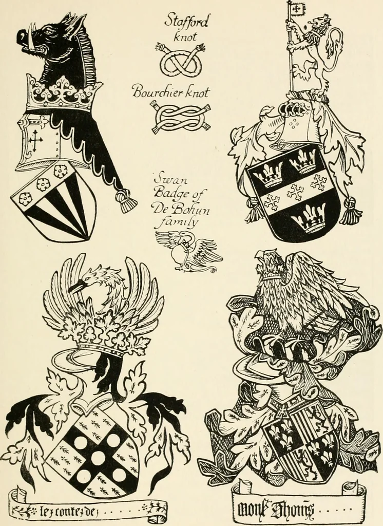An illustration from Heraldry and floral forms as used in decoration;, 1922, leaf 14