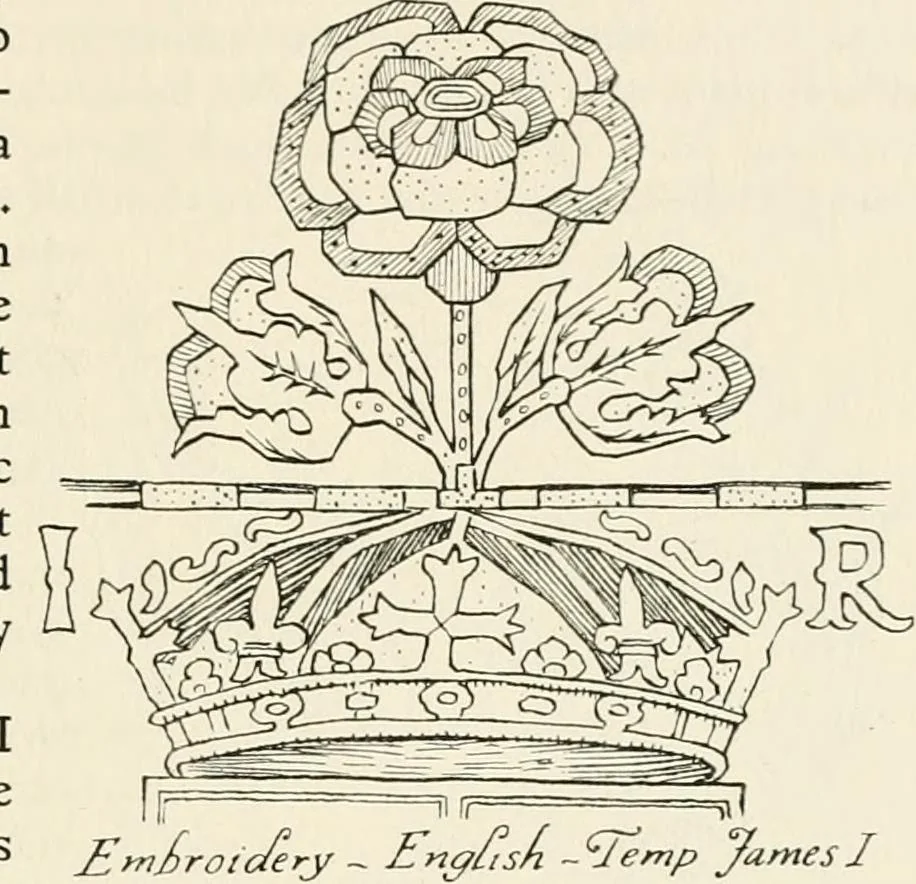 An illustration from Heraldry and floral forms as used in decoration;, 1922, leaf 140