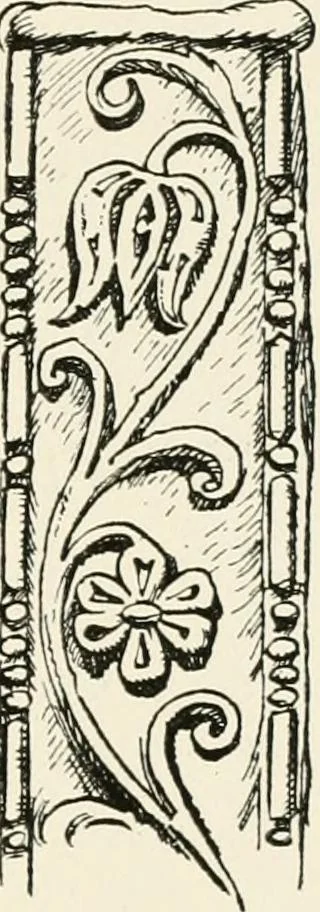 An illustration from Heraldry and floral forms as used in decoration;, 1922, leaf 142