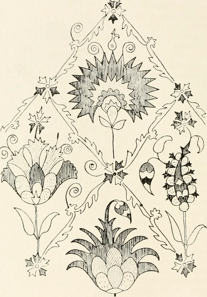An illustration from Heraldry and floral forms as used in decoration;, 1922, leaf 147