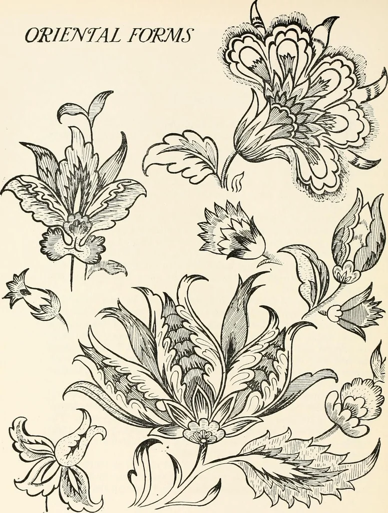An illustration from Heraldry and floral forms as used in decoration;, 1922, leaf 157