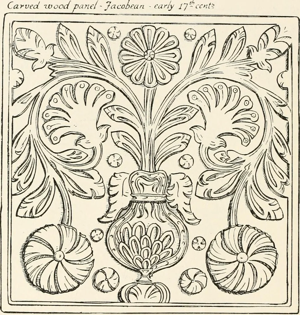 An illustration from Heraldry and floral forms as used in decoration;, 1922, leaf 169