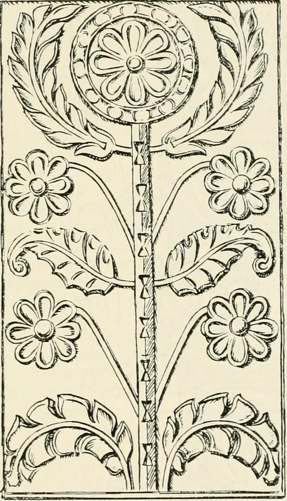 An illustration from Heraldry and floral forms as used in decoration;, 1922, leaf 172
