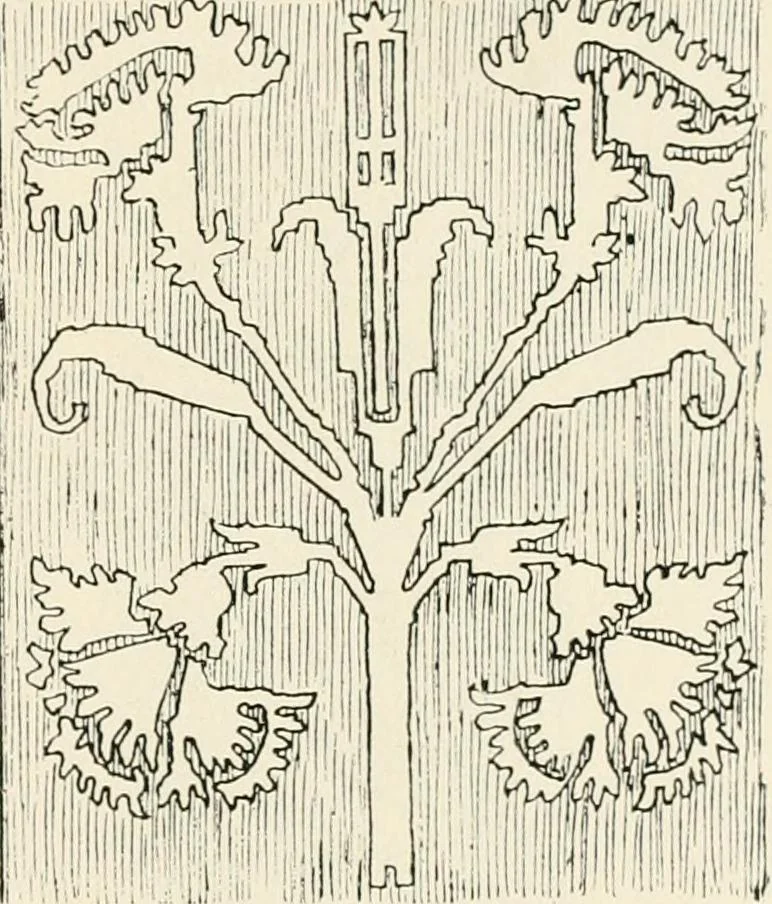 An illustration from Heraldry and floral forms as used in decoration;, 1922, leaf 176
