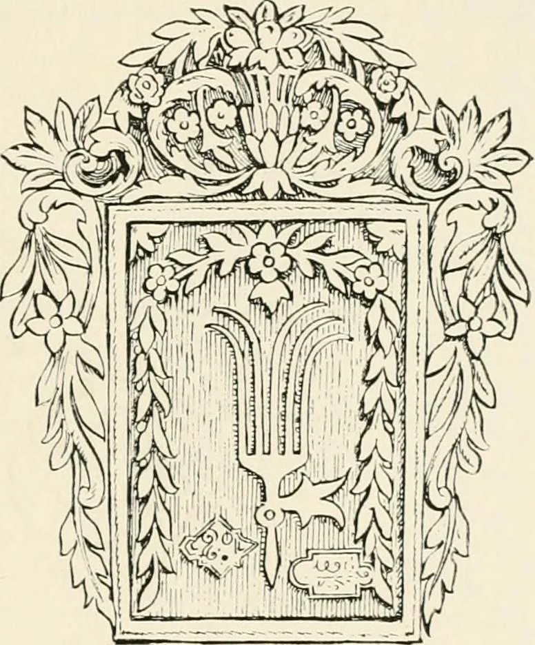 An illustration from Heraldry and floral forms as used in decoration;, 1922, leaf 180
