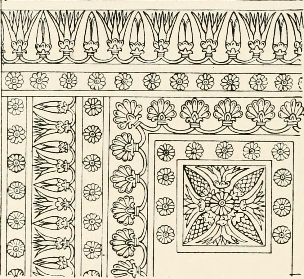 An illustration from Heraldry and floral forms as used in decoration;, 1922, leaf 193