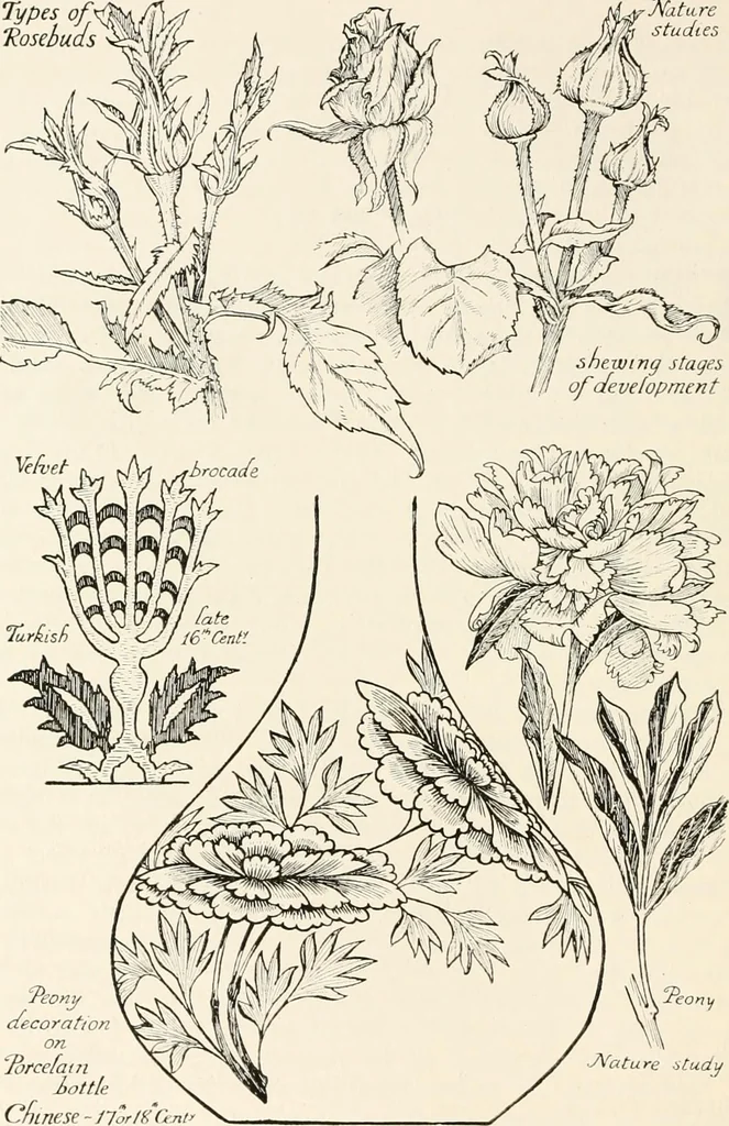 An illustration from Heraldry and floral forms as used in decoration;, 1922, leaf 199
